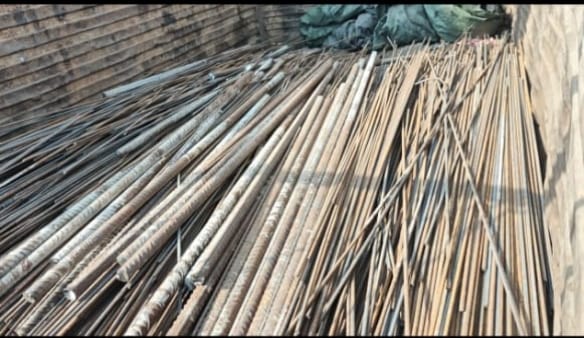 एलीवेटेड रोड का 22 क्विंटल सरिया चुराने वाले दो गिरफ्तार