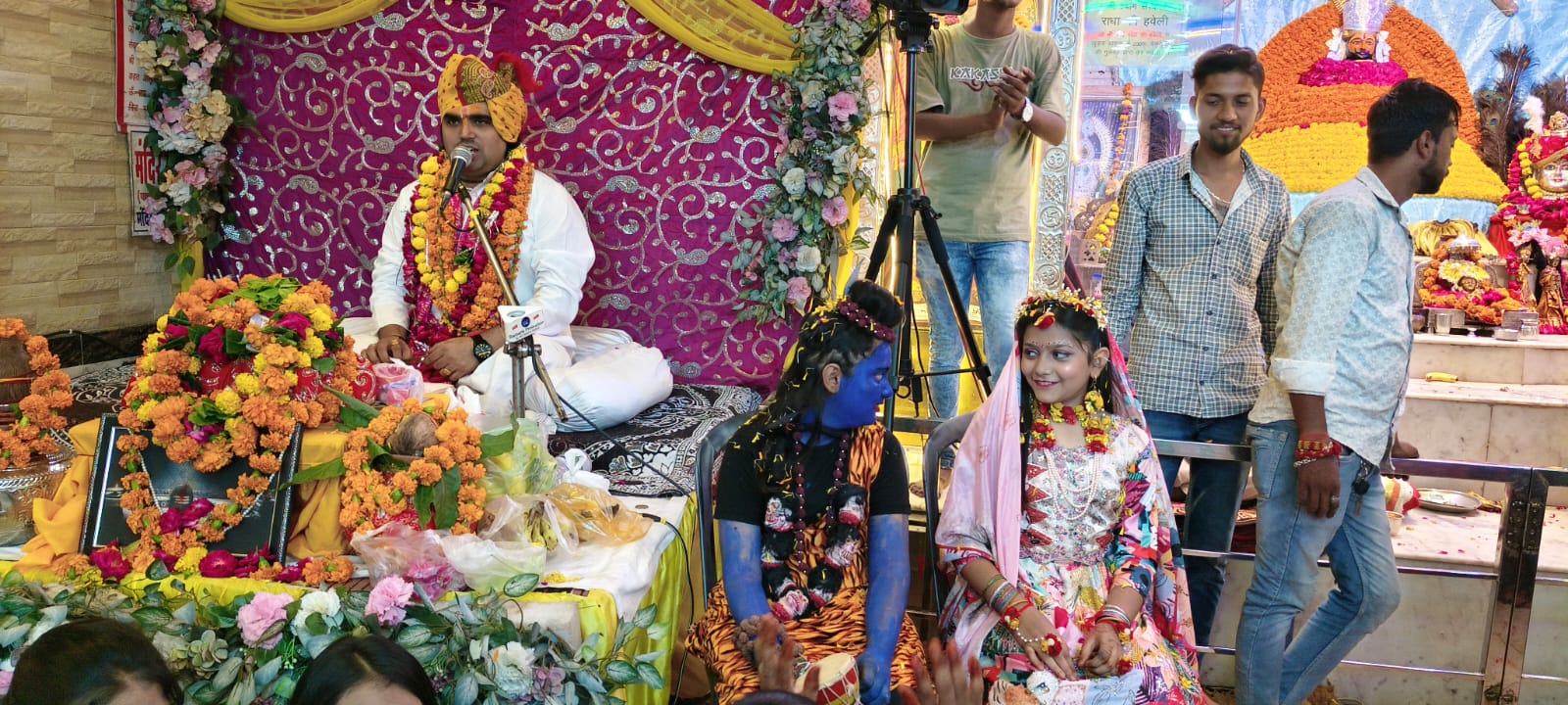 खाटू श्याम मंदिर में 14वाँ वार्षिक उत्सव: शिव पुराण कथा के चौथे दिन हुआ शिव-पार्वती विवाह का वर्णन