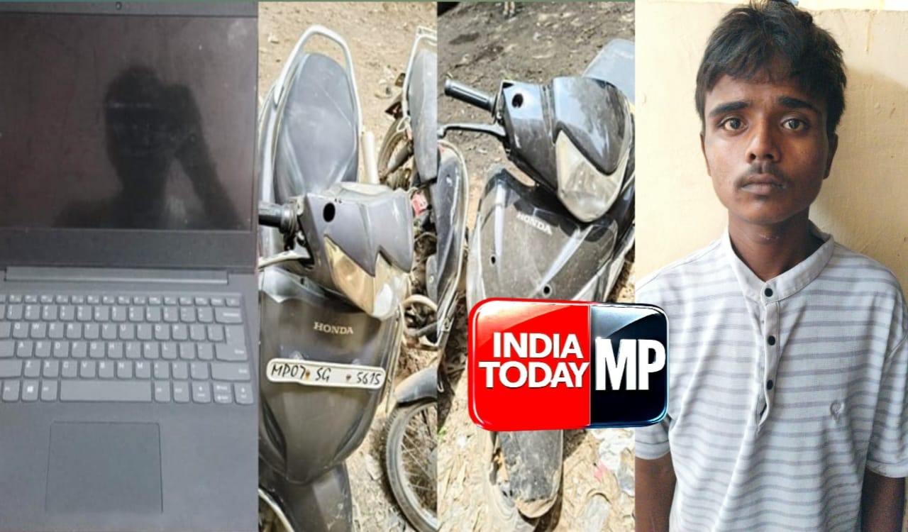 ‘गुलाब जामुन’ चढ़ा ग्वालियर पुलिस के हत्थे: चोरी की 2 एक्टिवा और लैपटॉप जप्त, 5 वारदातों का खुलासा