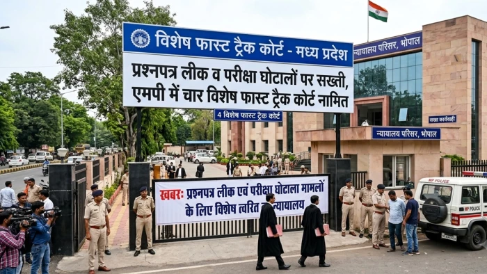 नकल को रोकने के लिये सख्त कदम, 4 महानगरों में फास्ट-ट्रैक कोर्ट का गठन, मध्यप्रदेश फास्ट-ट्रैक कोर्ट का गठन करने वाला देश का बना सबसे पहला राज्य